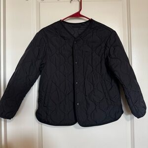 Uniqlo Kid Black Quilted Jacket
